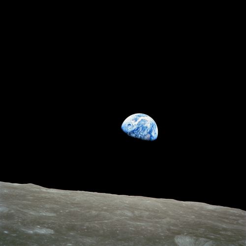 Earthrise from Moon
